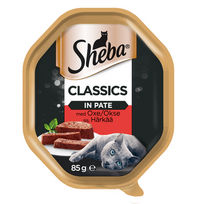 sheba slapias maistas - SHEBA Classics su jautiena - drėgnas kačių maistas paštete, 85g  - 4 nuotrauka