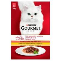 GOURMET mon Petit pašaras katėms- paukštienos MIX, 6x50g