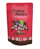 DOLINA NOTECI PREMIUM SUPERFOOD stirna ir jautiena, 85g