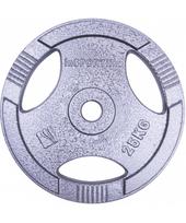 svorio diskai 30mm 5kg - Plieninis svoris grifui 30mm inSPORTline Hamerton 25kg - 2 nuotrauka