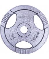 diskas 10kg - Plieninis svoris grifui 30mm inSPORTline Hamerton 10kg - 2 nuotrauka