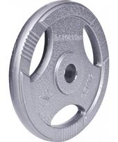 diskai svoriu - Plieninis svoris olimpiniam grifui 50mm inSPORTline Hamerton 25kg - 2 nuotrauka