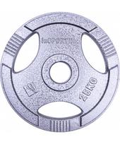 diskai svoriu - Plieninis svoris olimpiniam grifui 50mm inSPORTline Hamerton 25kg - 3 nuotrauka