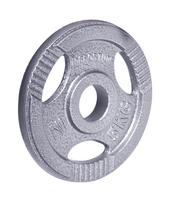 olimpinis grifas - Plieninis svoris olimpiniam grifui 50mm inSPORTline Hamerton 5kg - 2 nuotrauka