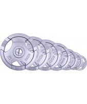 olimpinis grifas - Plieninis svoris olimpiniam grifui 50mm inSPORTline Hamerton 15kg - 2 nuotrauka