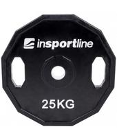 Guma padengtas svoris 30mm inSPORTline Ruberton 25kg