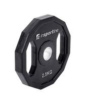 svorio diskai 30mm 5kg - Guma padengtas svoris 30mm inSPORTline Ruberton 2.5kg - 2 nuotrauka