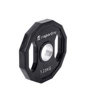 gumuoti svoriai 25kg - Guma padengtas olimpinis svoris 50mm inSPORTline Ruberton 1.25kg - 2 nuotrauka