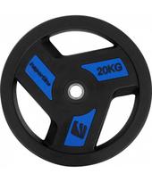 diskas 20kg - Guma padengtas svoris 30mm inSPORTline Herk 20kg - 2 nuotrauka