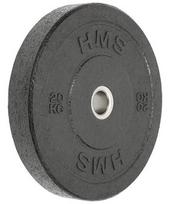 hms, 1 kg - Olimpinis svoris HMS CHTBR20, juodas, 20 kg - 3 nuotrauka