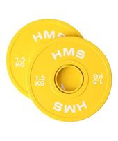 bumper plates svoriai - Olimpinių svorių rinkinys HMS CBRS 01 - 18 nuotrauka