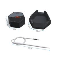kamado termometras - KAMADO BONO Šešių zondų skaitmeninis termometras IBT-6XS - 1 nuotrauka