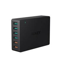 charger pakrovejas - Aukey  PA-T11 6 x USB-A, 60 W - 1 nuotrauka