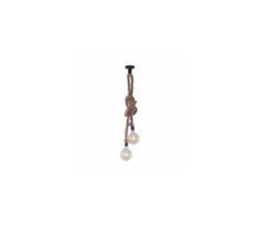 Verners Rope Ceiling Lamp 2x60W E27 Brown