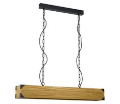 Eglo Harborough Ceiling Lamp 4x40W E27 Brown/Black