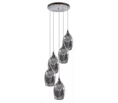 Candellux Marina 5X60W E27 Hanging Ceiling Lamp Chrome