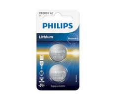 Elementai Philips CR2032 Lithium 3 V, 2 pcs (20.0 x 3.2)