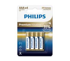 alkaline battery aaa - Elementai Philips Premium Alkaline AAA 4 - 1 nuotrauka
