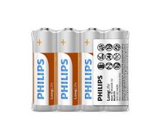 chloridas - PHILIPS LongLife AA/R6 C4 elementai - 1 nuotrauka