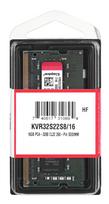 operatyviai atmintis - Kingston 16GB DDR4 3200MHz SO-DIMM KVR32S22S8/ 16 - 2 nuotrauka