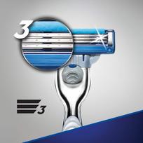 skustuvo peiliukai - Mach 3 Turbo skutimosi peiliukai (5 vnt) - 3 nuotrauka