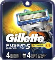 Gillette Fusion Proglide Power skutimosi peiliukai (4 vnt)