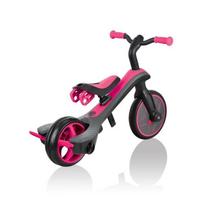 triratukas paspirtukas - GLOBBER  Trike Explorer 4in1, pink, 632-110 - 3 nuotrauka