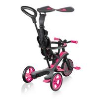 triratukas paspirtukas - GLOBBER  Trike Explorer 4in1, pink, 632-110 - 15 nuotrauka
