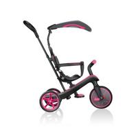 triratukas paspirtukas - GLOBBER  Trike Explorer 4in1, pink, 632-110 - 16 nuotrauka