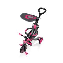 triratukas paspirtukas - GLOBBER  Trike Explorer 4in1, pink, 632-110 - 17 nuotrauka