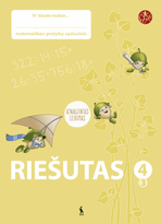 Riešutas. 3-asis matematikos pratybų sąsiuvinis IV klasei (atnaujintas leidimas)