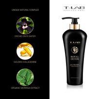 detoxas - Kondicionierius imperatoriškam plaukų glotnumui ir absoliučiai detoksikacijai T Lab Professional ROYAL DETOX 750ml - 2 nuotrauka
