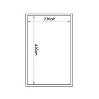 Šiltnamis, sustiprintas aliuminis, 10,53 m²