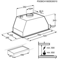 montuojamas gartraukis - AEG DGB2530M - 3 nuotrauka
