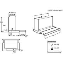 imontuojami gartraukiai 60 - Electrolux LFP616X - 4 nuotrauka