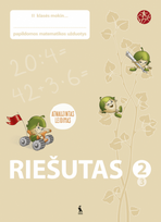 Riešutas. Papildomos matematikos užduotys II klasei. 3-iasis sąsiuvinis (serija „Šok“) Atnaujintas leidimas