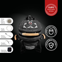 kamado junior - Kamado Club Junior Grey (Pilka) - 6 nuotrauka