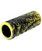 masazinis volas - Treniruočių volas HMS FS133 geltonas-juodas, 33cm - 2 nuotrauka