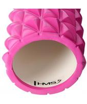 treniruociu cilindras - Treniruočių volas HMS FS205 rožinis, 45cm - 4 nuotrauka