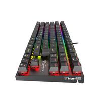 outemu red - Genesis THOR 300 TKL RGB žaidimų klaviatūra, RGB LED apšvietimas, JAV, juoda, laidinė - 4 nuotrauka