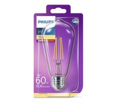 led bulbs - Philips LED Bulb ST64 E27 7W White - 1 nuotrauka