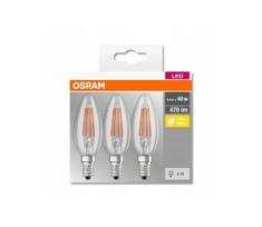 Osram Base Filament 4W E14 Warm White 3pcs