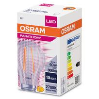 a60 osram - Osram Parathom Classic Filament E27 7W Warm White Bulb - 2 nuotrauka
