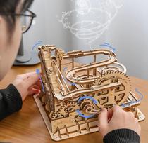 3d zaisl - 3D medinė dėlionė - vandens ratas, 239 det. - 5 nuotrauka