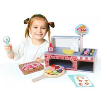 picu padeklai - Medinis žaislų rinkinys Picos virtuvė Ecotoys - 8 nuotrauka