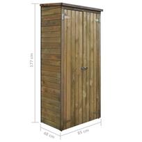 Sodo sandėliukas VLX, 480 mm x 850 mm x 1770 mm