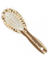 sepetys odos - Olivia Garden Healthy Hair Bamboo Massage Brush Extra Small - 1 nuotrauka