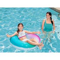pripuciamas ciuzinys - Pripučiamas ratas su rankenomis Bestway 91cm, rožinis - 5 nuotrauka