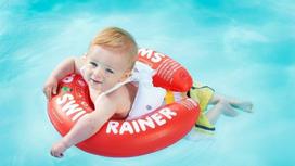 pripuciamas ciuzinys - Mokomasis plaukimo ratas Swimtrainer, 3mėn.-4m. - 7 nuotrauka