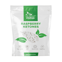 raspberry - RawPowders Aviečių ketonas (500 mg 60 kapsulių) - 1 nuotrauka